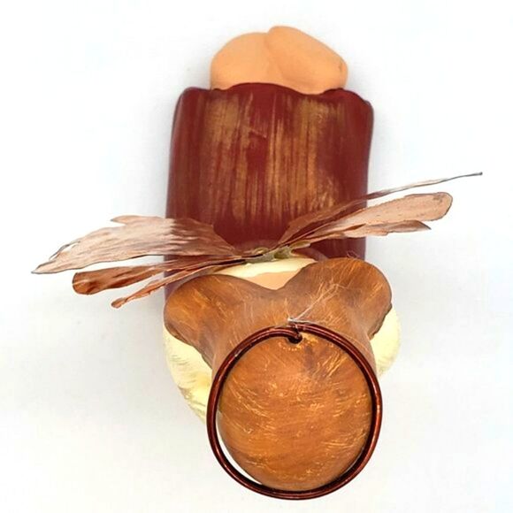 Gentle Souls Handcrafted 2006 The Blessing Copper Winged Angel Figurine - Picture 8 of 10